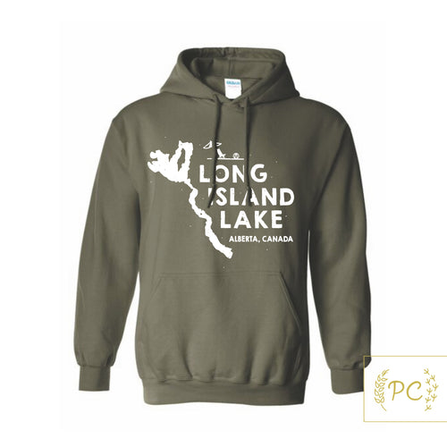 long island lake, alberta - ADULT unisex | hoodie