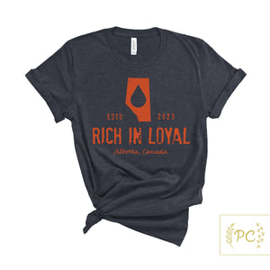 rich in loyal - ADULT - unisex crew neck | t-shirt