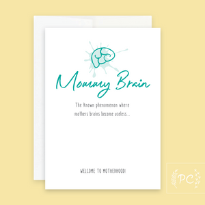 mommy brain | greeting card