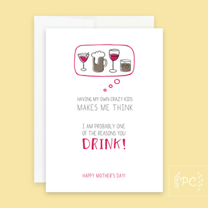 greeting card | reasons you drink mom
