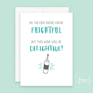 frightful delightful | greeting card