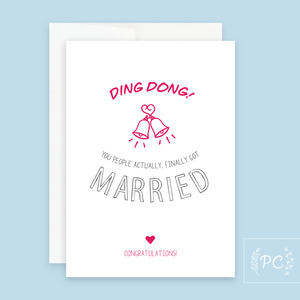 ding dong | greeting card