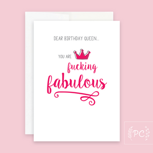 fucking fabulous | greeting card
