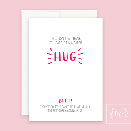 paper hug | greeting card