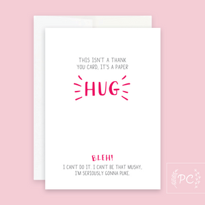 paper hug | greeting card