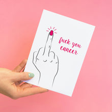 fuck you cancer | greeting card