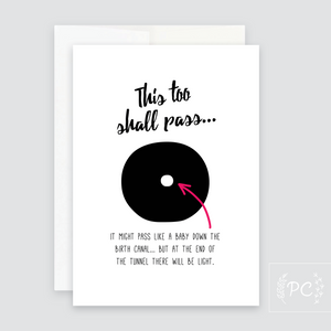this too shall pass | greeting card