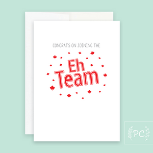 eh team | greeting card