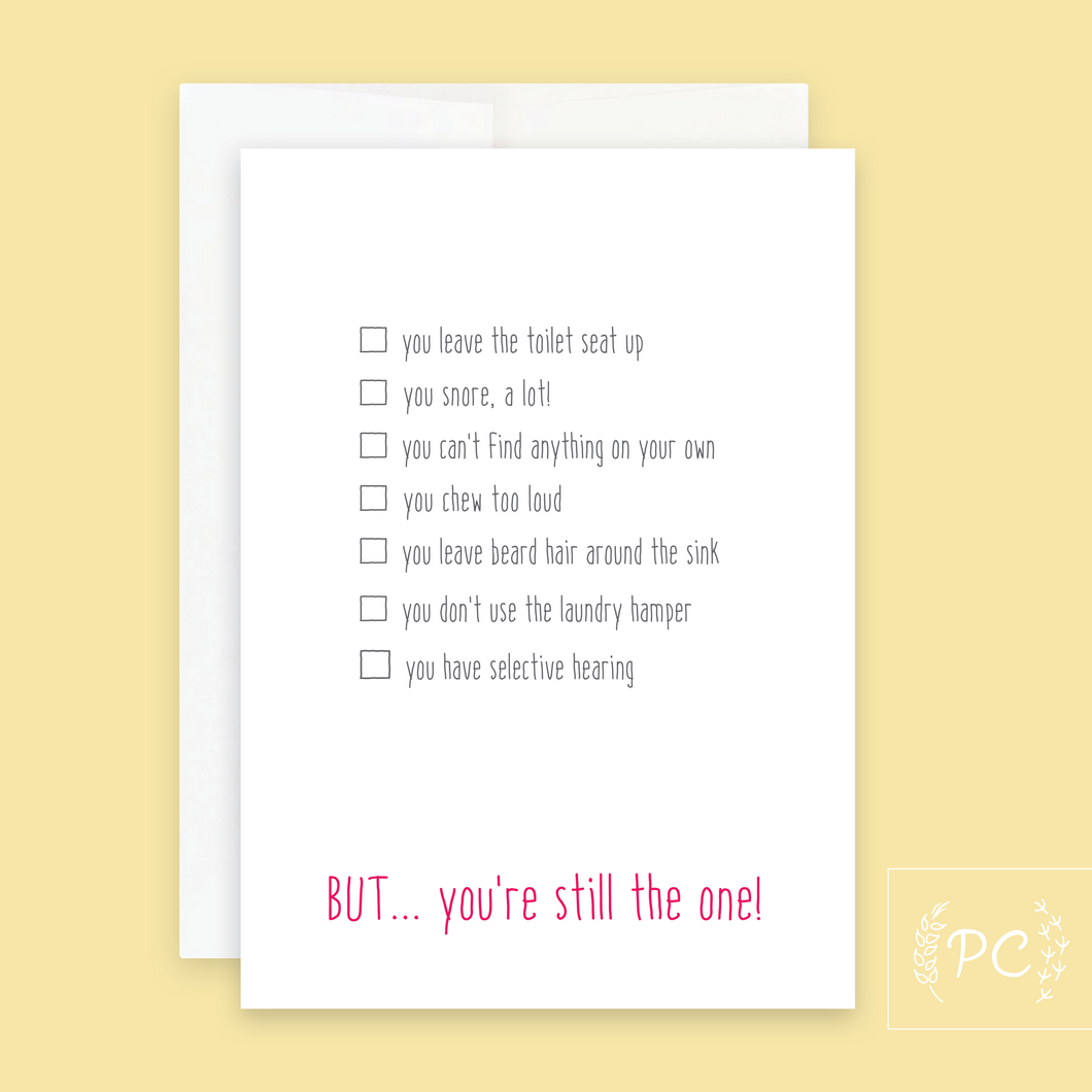 you're still the one! | greeting card