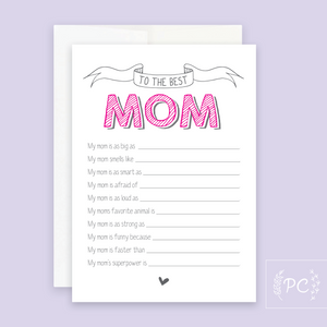 greeting card | mom question card