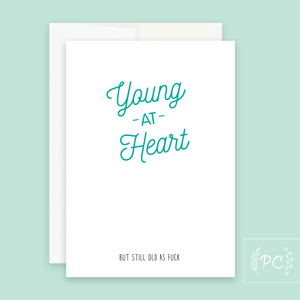 young at heart | greeting card