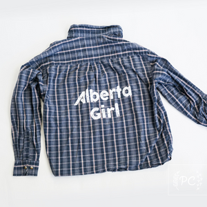 Vintage Button Down | Alberta Girl - Men's L | 12