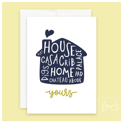 house case crib home yours | greeting card