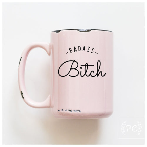 badass bitch | ceramic mug