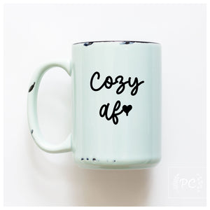 cozy af | ceramic mug