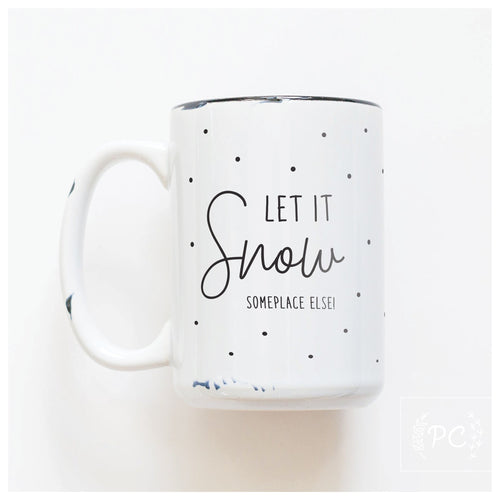 let it snow | ceramic mug