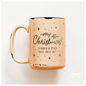 merry effin' christmas | ceramic mug