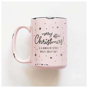 merry effin' christmas | ceramic mug