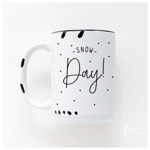 snow day | ceramic mug