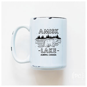 amisk lake 3 | ceramic mug