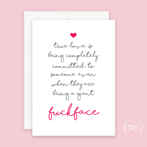 greeting card | fuckface