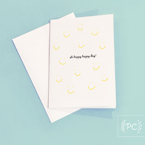 oh happy happy day | greeting card