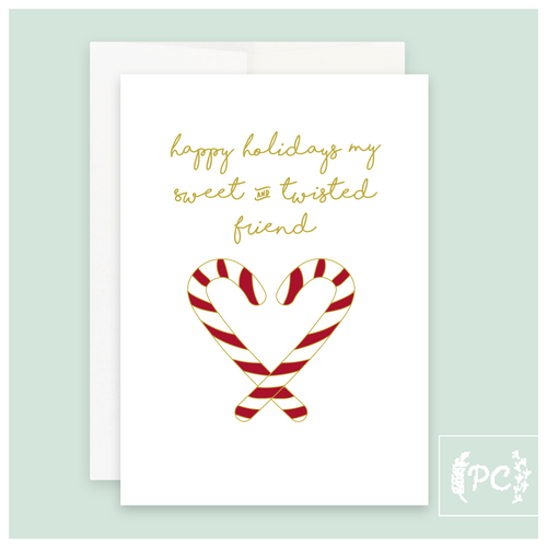 sweet and a little twisted | greeting card