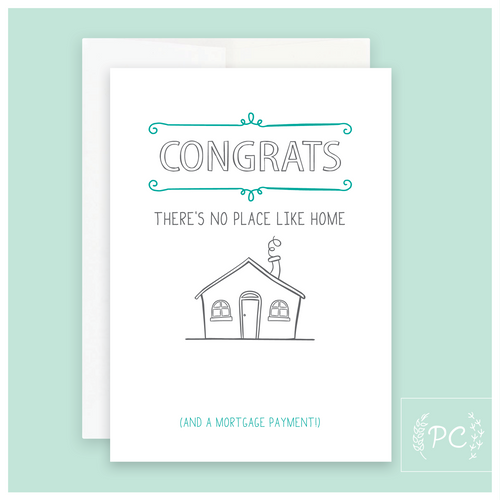 there's no place like home | greeting card