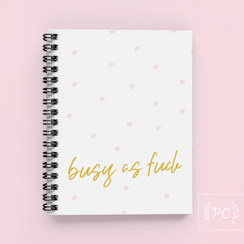busy as fuck | note book