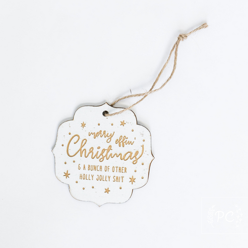 merry effin' christmas | ornament