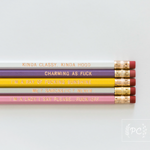 charming & cheeky 1 | pencil set