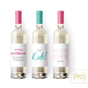 mom assemblage | wine labels