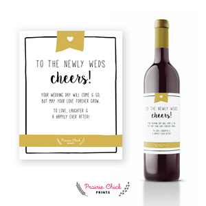 cheers! | wine label