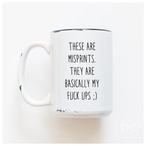 5 assorted misprints | ceramic mug