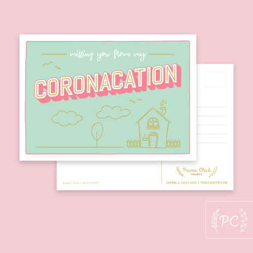 coronacation | postcard