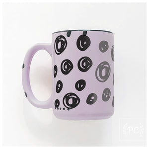 large dots | ceramic mug