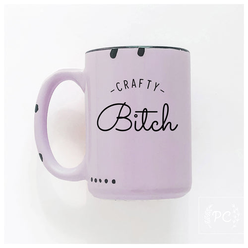 crafty bitch | ceramic mug