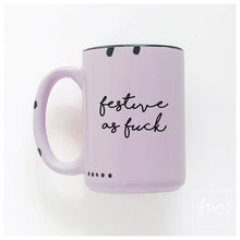 festive as fuck | ceramic mug