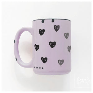 fu hearts | ceramic mug