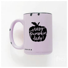 crazy pumpkin lady | ceramic mug