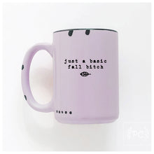 just a basic fall bitch | ceramic mug