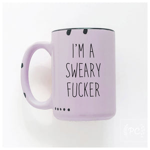 i'm a sweary fucker | ceramic mug