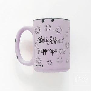 delightfully inappropriate | ceramic mug