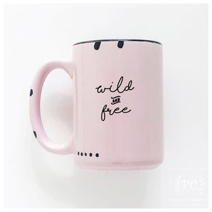 wild and free | ceramic mug
