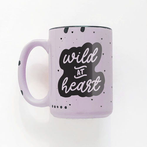 wild at heart pattern | ceramic mug
