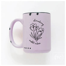 shrinking violet vibes | ceramic mug | funny