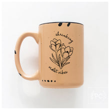 shrinking violet vibes | ceramic mug | funny