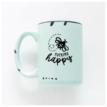 bee fucking happy | ceramic mug | funny | sweary