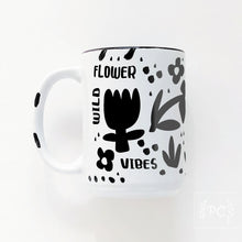 wild flower vibes | ceramic mug | funny