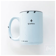 quebec fleur de lis | ceramic mug | cute | french